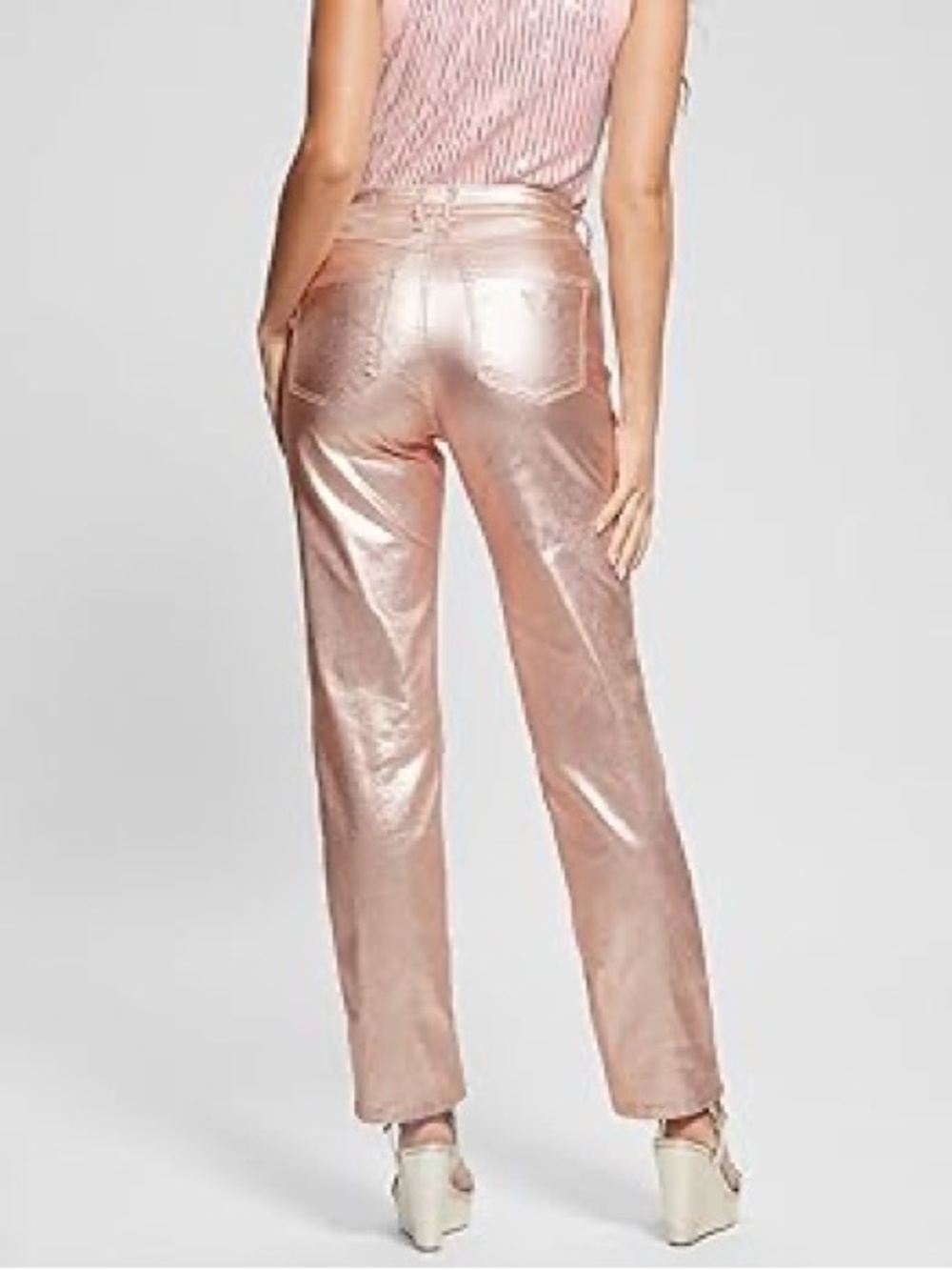 Guess Pink Straight Leg Pants